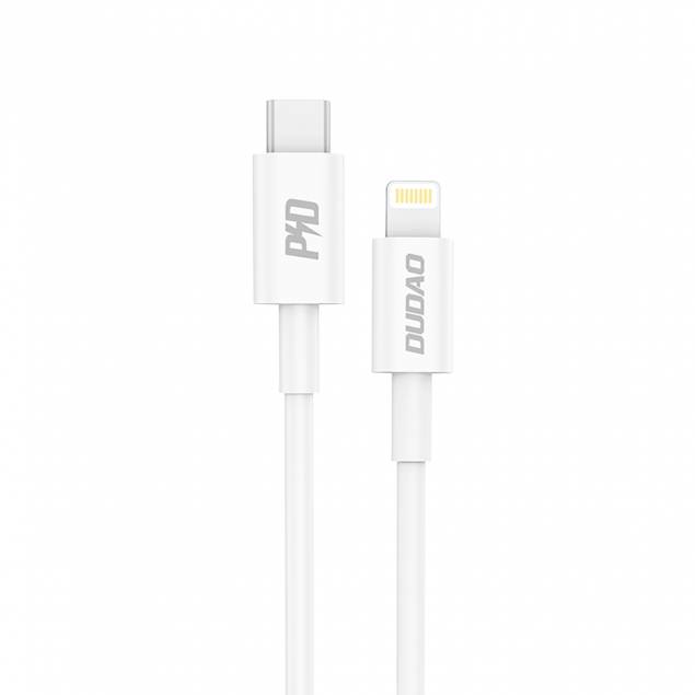 Dudao USB-C til Lightning kabel - 1m - Hvid