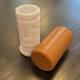Puzzlebox cylinder labyrint til pengegaver og geocaching - 3D printet - Hvid/Brun
