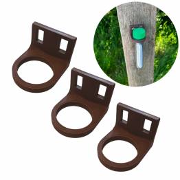 3 stk petling holdere til montering med skruer eller strip - 3D printet - Brun