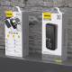 Dudao K15Max powerbank 30.000mAh m USB-C og Lightning kabel - 22,5W PD+QC - Sort