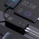 Dudao K15Max powerbank 30.000mAh m USB-C og Lightning kabel - 22,5W PD+QC - Sort