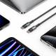 Tech-Protect UltraBoost Evo vævet USB-C kabel 100W PD opladningskabel - Sort - 3m