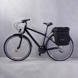  Wozinsky cykeltaske 60 L til bagagebærer - sort