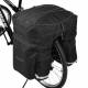 Wozinsky cykeltaske 60 L til bagagebærer - sort