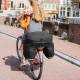 Wozinsky cykeltaske 60 L til bagagebærer - sort