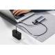 Baseus USB-C 6-i-1 hub: 2xUSB, 2xUSB-C 100W PD, HDMI og RJ45 og On/Off knap til skærm
