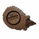 Pindsvin geocache beholder med plads til logrulle - 10cm - 3D printet