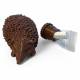 Pindsvin geocache beholder med plads til logrulle - 10cm - 3D printet
