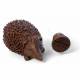 Pindsvin geocache beholder med plads til logrulle - 10cm - 3D printet