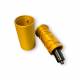 Puzzlebox cylinder labyrint til pengegaver og geocaching - 3D printet - Guld