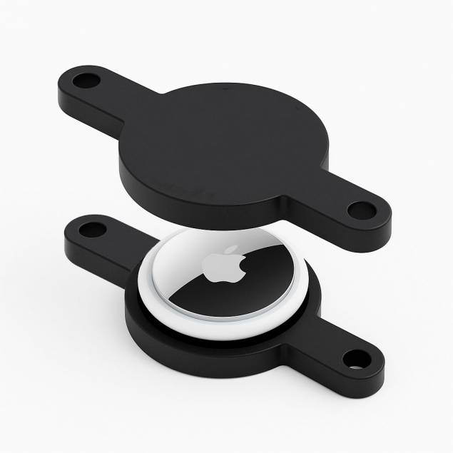 Anti-tyveri AirTag holder til cykel - Sort