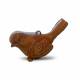 Fugl geocache beholder med rum til bison - 11cm - 3D printet - Brun