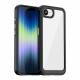 iPhone 16e cover - Gennemsigtigt med sort ramme