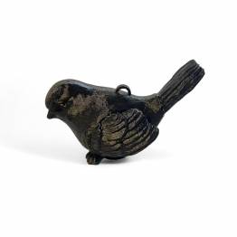  Fugl geocache beholder med rum til bison - 11cm - 3D printet - Sort