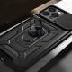 Hybrid Armor Camshield cover til iPhone 13 Pro - Blå