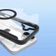 DUX DUCIS iPhone 16 MagSafe cover m RFID kortplads og klap - Klar/Sort