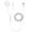 Kabel med iPhone oplader og Apple Watch oplader