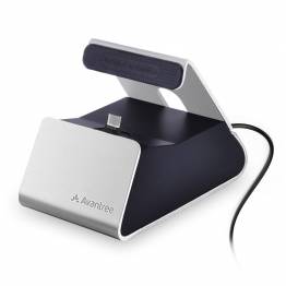 Avantree Micro USB Charge Dock i sølv/sort