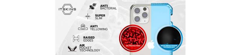 Antibacterielle covers til iPhones og andre smartphones